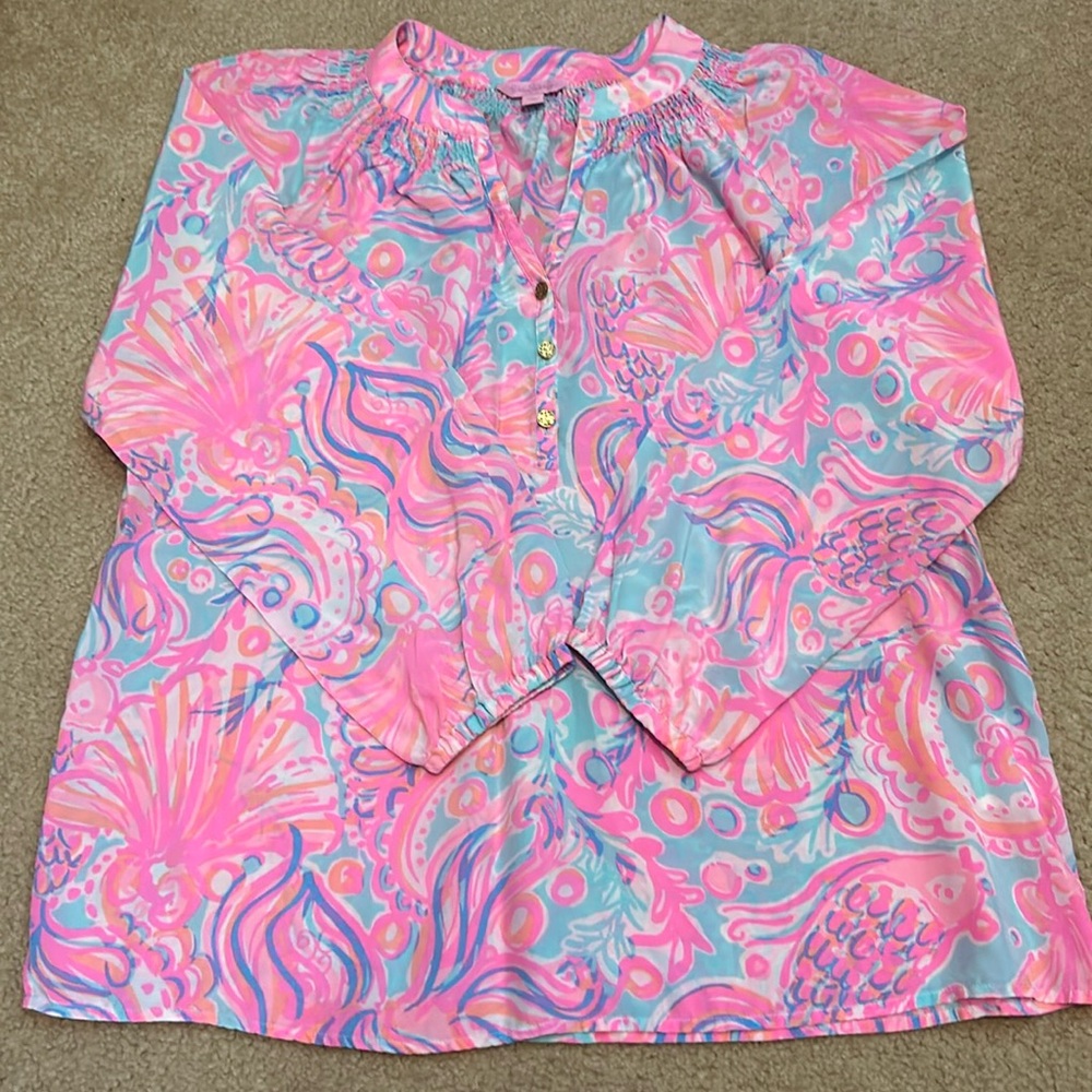 Lilly Pulitzer “Too Much Bubbly” Elsa Top
